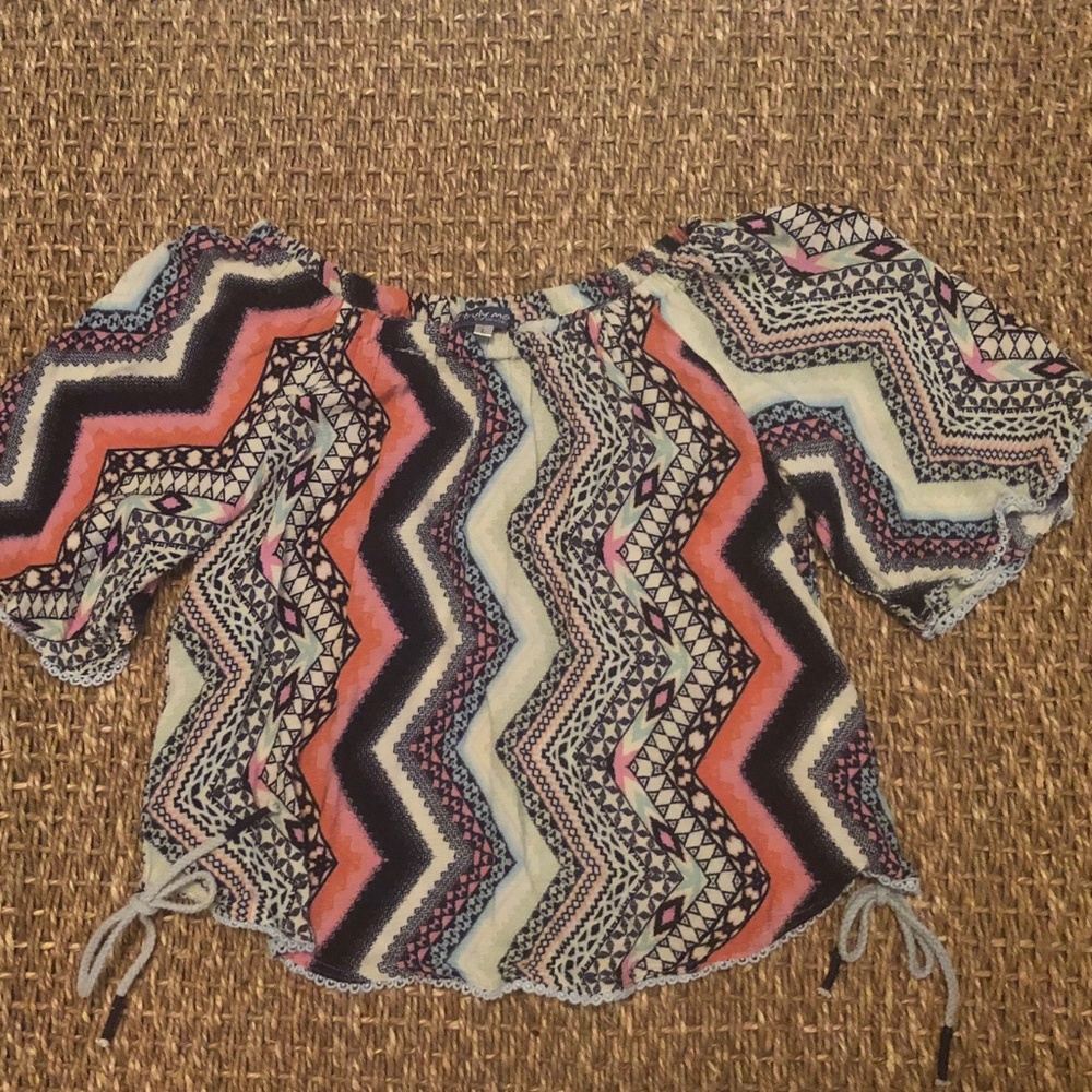 Truly Me Girls Large Short Sleeve ZigZag